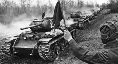 На марше КВ1с 6го гвардейского танкового полка прорыва Апрель 1943 года - фото 188