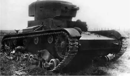 Огнеметный танк XT130 Легкий танк Т26 обр 1938 года с конической башней - фото 114