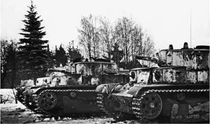 Танки перед атакой Карельский перешеек февраль 1940 года Жертва зимней - фото 215
