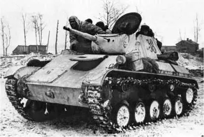 Легкий танк Т70 Ленинградский фронт январь 1944 года Танки Т70М - фото 269