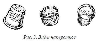 Выбирая наперсток следует убедиться что он плотно сидит на пальце и во время - фото 3