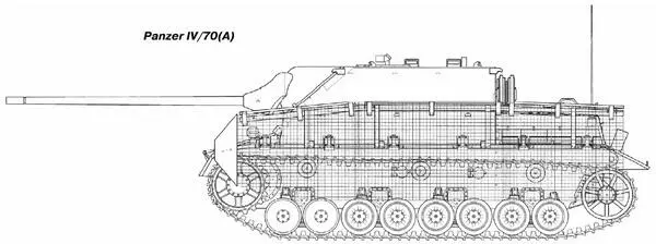 Panzer IV70А подбитый в окрестностях Будапешта Март 1945 года Выпуск - фото 150