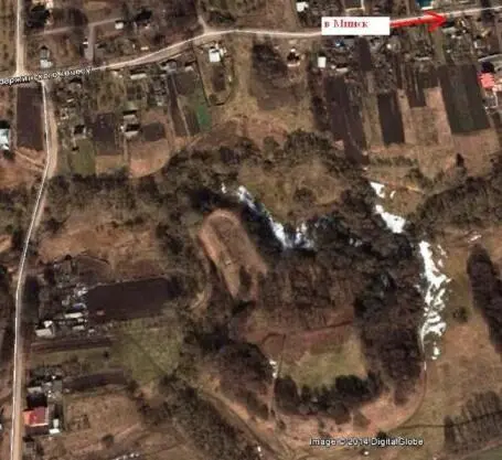 Вид на Менское городище из космоса Предпринимаемые у нас попытки - фото 16