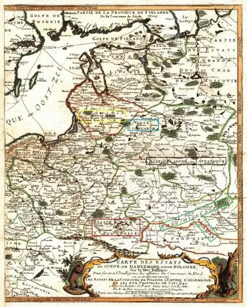 Карта 1700 года Здесь любое прилагательное а иногда и предлог это то что - фото 61