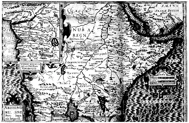Рис 33 Фрагмент карты Абиссинии и Конго из Атласа Г Меркатора Ю - фото 40