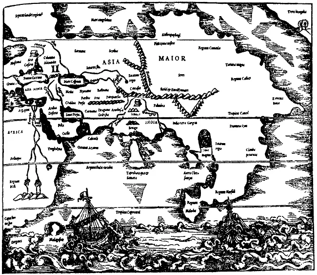 Рис 38 Карта якобы 1538 года Solinus Basel Взято из 1459 лист XXV карта - фото 45