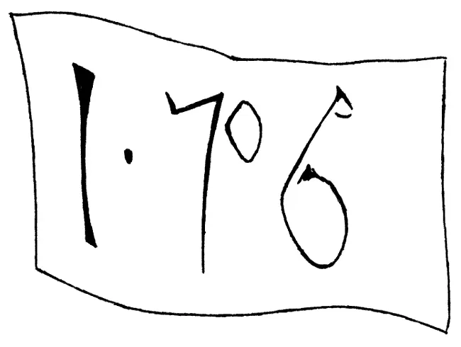 Рис 124 Наша прорисовка даты с гравюры Альтдорфера 1203 2 7 - фото 134