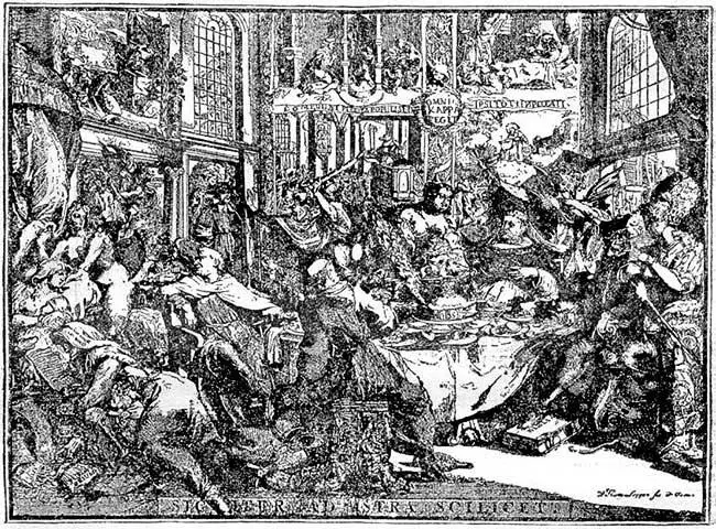 Рис 155 Веселый дом рясников голландская карикатура XVII века - фото 165