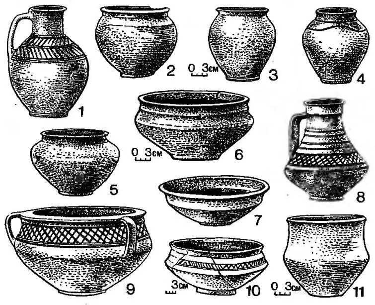 Рис 78 Гончарная керамика черняховской культуры 1 Гурбинцы 29 - фото 80