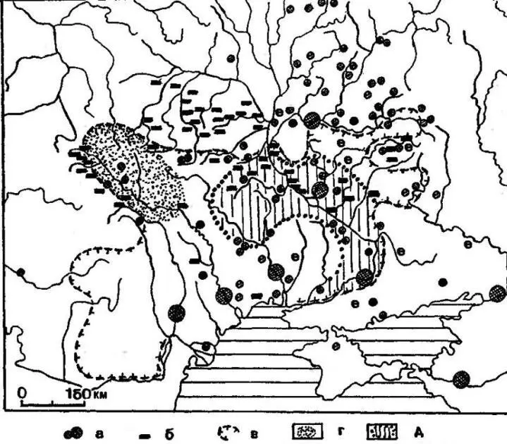 Рис 101 Иранские и раннеславянские гидронимы в ЮгоВосточной Европе а - фото 103