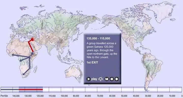 Первый выход сапиенсов из Африки по археологическим данным состоялся около - фото 27