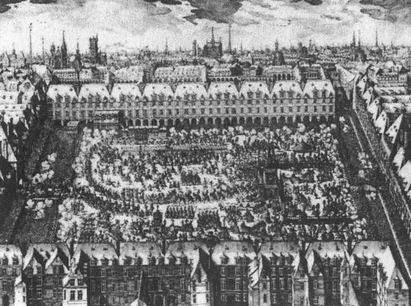 Карусель на Королевской площади в Париже в апреле 1612 года Гравюра Я - фото 5