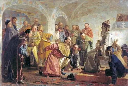 Опричники Художник НВ Неврев Вторая половина XIX века Царь Иван IV - фото 56