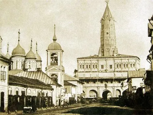 Конец улицы Сретенки Сухарева башня церковь Живоначальной Троицы в Листах - фото 72