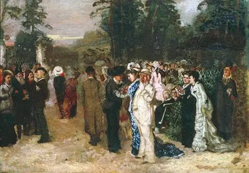 Гуляние в Сокольниках Художник Н П Чехов Почетные граждане Дмитрий - фото 115