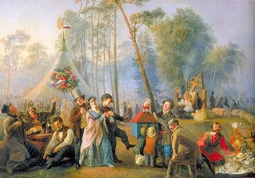 Гулянье в Марьиной Роще Художник В Г Астрахов 1852 год Последним из - фото 125