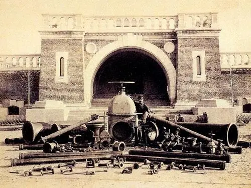 Алексеевский резервуар Московского водопровода Фото 1890х годов Ростокино - фото 207