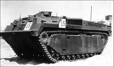 Плавающий бронетранспортер LVT3C с пулеметной башенкой Плавающий - фото 121