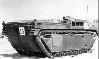 Плавающий бронетранспортер LVT3C вид справасзади Обратим внимание на - фото 122