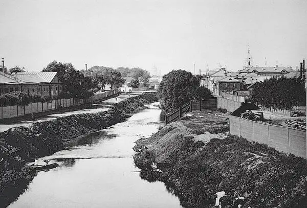Вид с Высокояузского моста вниз по реке Фото НА Найденова 1887 года В - фото 2