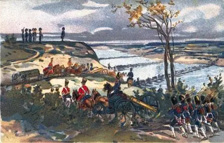 Переправа Наполеона через Неман 12 июня 1812 года Почтовая карточка - фото 1