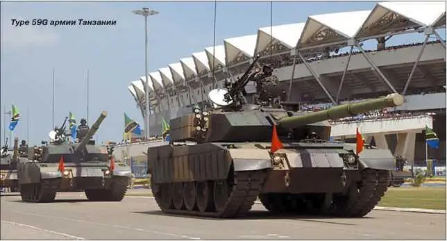 Type 59G армии Танзании Количество танков Туре 59 на вооружении армий - фото 63