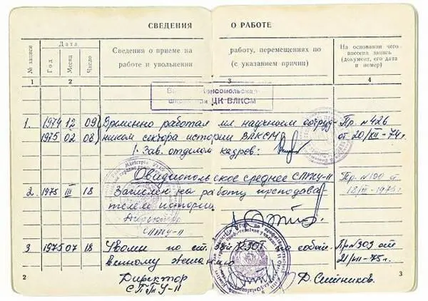Трудовая книжка Из архива Глеба Павловского Тут комитетские страшно - фото 95