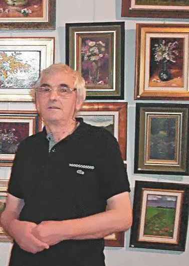 Сергей Ходорович на выставке своих картин в Центре Шостаковича Париж 2009 - фото 107