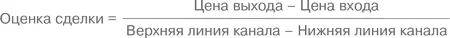 Я вычисляю высоту канала в день входа в сделку верхняя линия канала минус - фото 13
