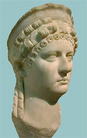 Портрет Поппеи Сабины 3065 гг н э супруги императора Нерона Мрамор - фото 11