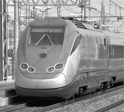 320 Eurostar британский высокоскоростной электропоезд серии TVG курсирующий - фото 243