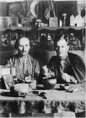 Николай Клюев и Николай Архипов 19211922 В стилизованной Бесовской басне про - фото 191