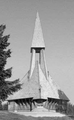 М Поульсон Церковь в Гравбергете близ Эльверума 195355 Э Викшё Дом - фото 154