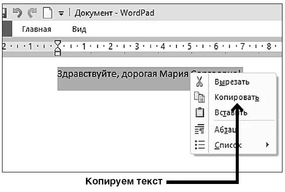 4 Теперь установите курсор в том месте куда нужно вставить скопированный - фото 169