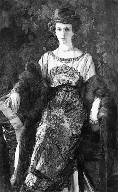 Константин Сомов Портрет Евфимии Павловны Носовой 19101911 гг Платье - фото 270