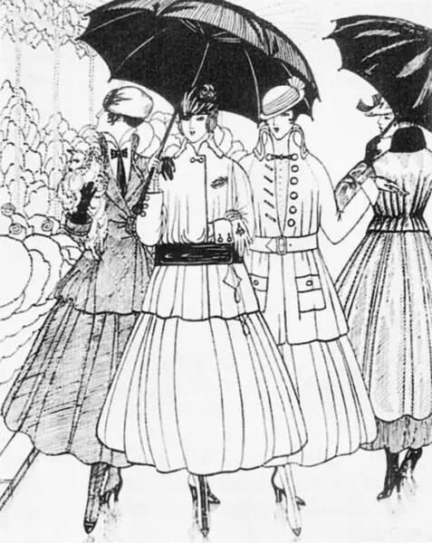 Модели Жанны Ланвен в Gazette du Bon Ton 1915 г Модели Жанны обладали - фото 289