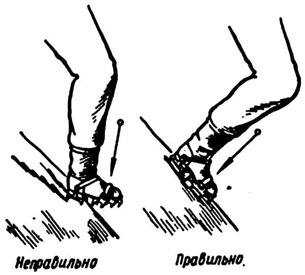 Постановка ноги на ледовом склоне Снегопад в горах затрудняет ориентирование - фото 74