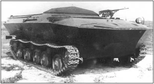 Опытный образец плавающего бронетранспортера К78 Вид сзади сверху на - фото 72
