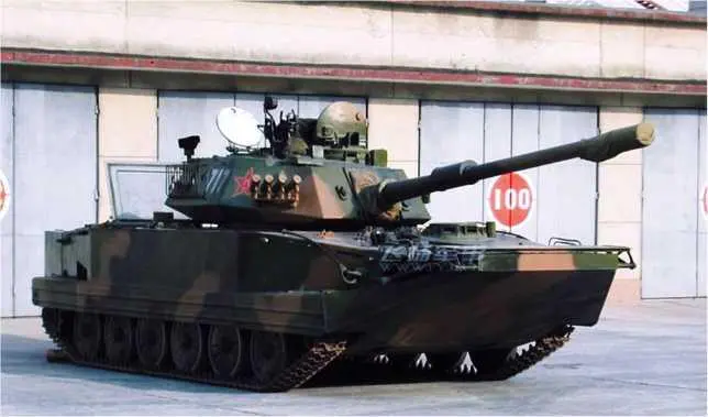 Легкий плавающий танк Type 63А Легкий плавающий танк Type 63А при движении - фото 179