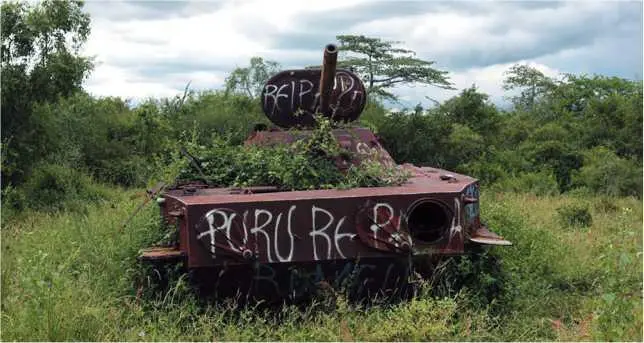 Подбитый ПТ76 оставшийся гдето в ангольской саванне Модернизированный в - фото 189