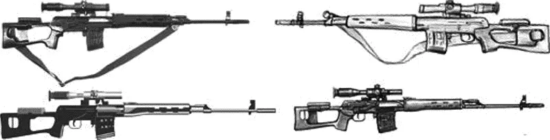 Рис 6Снайперские винтовки СВД С 1987 г на вооружение подразделений - фото 8