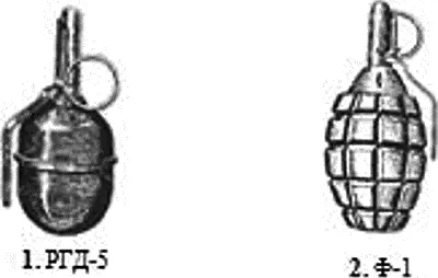 Рис 25Общий вид ручных осколочных гранат Рис 26Подготовка ручной дымовой - фото 28