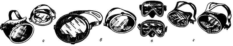 Рис 9Полумаски а простые овальные б с устройством для зажатия носа при - фото 284