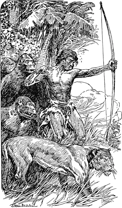 Эдгар Райс Берроуз Тарзан из племени обезьян Возвращение Тарзана Тарзан и его - фото 1
