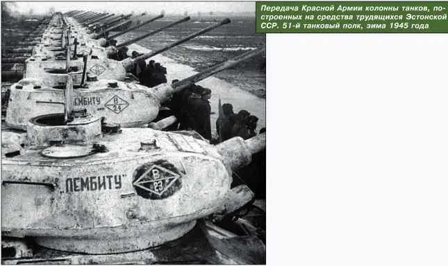 Передача Красной Армии колонны танков построенных на средства трудящихся - фото 91