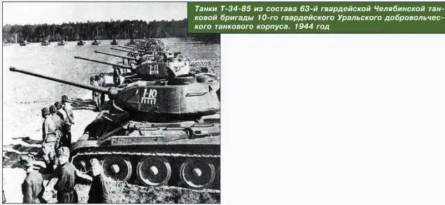 Танки Т3485 из состава 63й гвардейской Челябинской танковой бригады 10го - фото 192