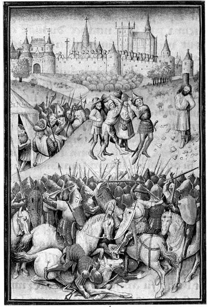 Рис 78 Старинная миниатюра из книги Les Grandes Chroniques de France якобы - фото 80