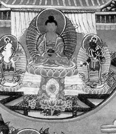 Рис 198 Еще один христианский крест на буддийской иконе Фрагмент Таких - фото 198