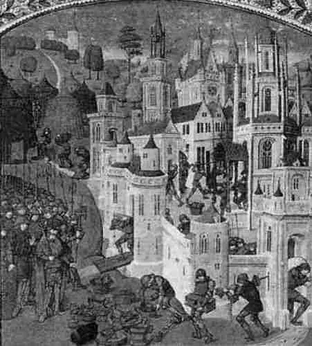 Рис 30 Старинная миниатюра якобы 1470 года из книги Jean de Courcy - фото 30
