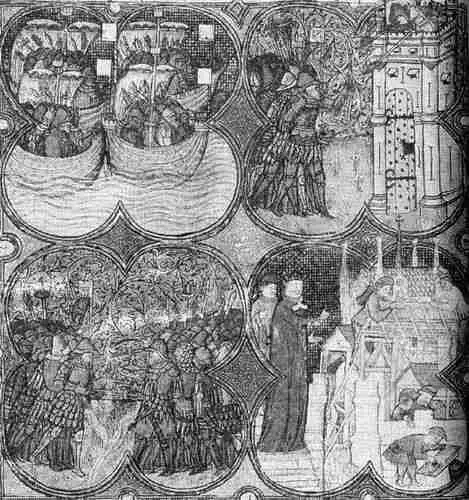 Рис 40 Старинная миниатюра из книги Les Grandes Chroniques de France - фото 40